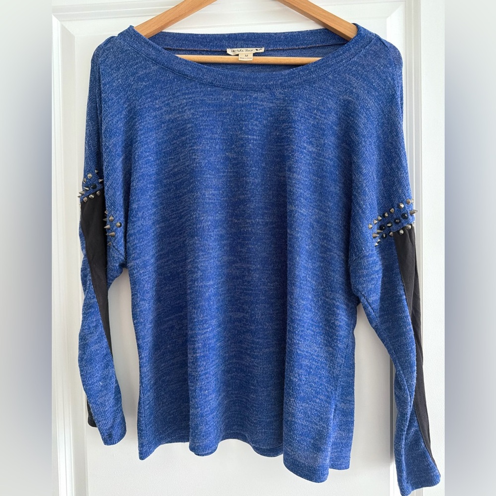Double Zero Blue Knit Top